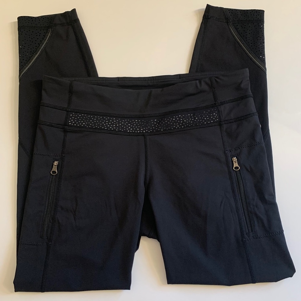 Lululemon Black Mesh Leggings